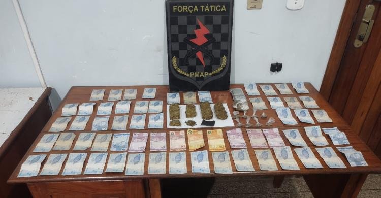 Operação da Força Tática resulta na prisão de traficante e apreensão de grande quantidade de drogas