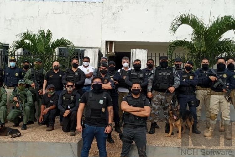 Forças de segurança realizam operação integrada contra o crime organizado em Pedra Branca
