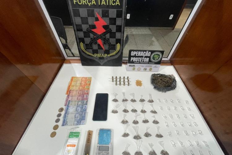 Em investida implacável contra o crime, Batalhão de Força Tática prende três por tráfico de drogas em Macapá