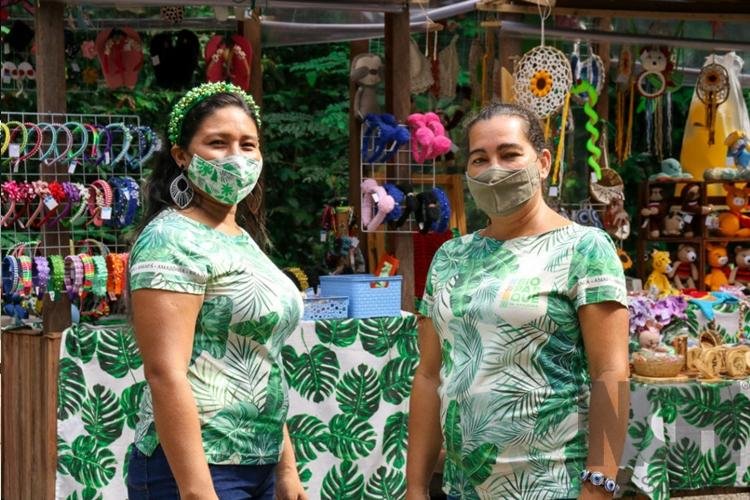 Artesanato comercializado por mulheres realça as belezas do Bioparque da Amazônia