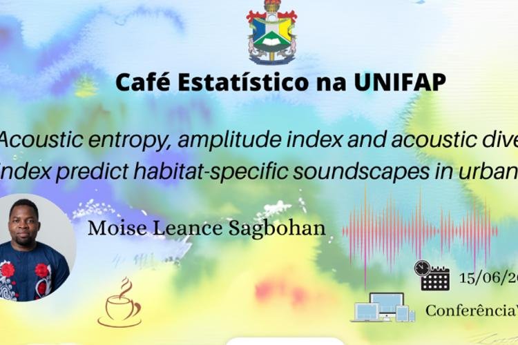 Café Estatístico apresenta índices estatísticos elaborados a partir dos sons dos pássaros