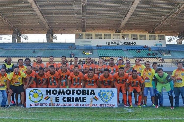 Times do Amapá jogam contra a homofobia nos estádios