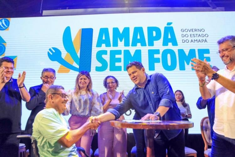 Davi e Clécio lançam programa “Amapá sem Fome"