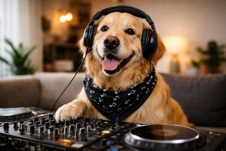 Playlist para dogs: DJ Brasileira testa como a música pode influenciar o humor dos pets